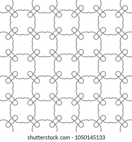 Seamless vector pattern in geometric ornamental style