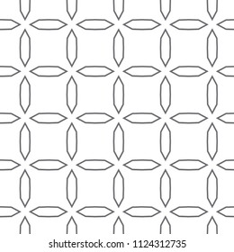 Seamless vector pattern in geometric ornamental style