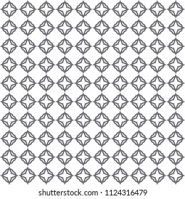 Seamless vector pattern in geometric ornamental style