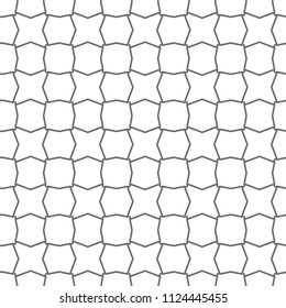 Seamless vector pattern in geometric ornamental style