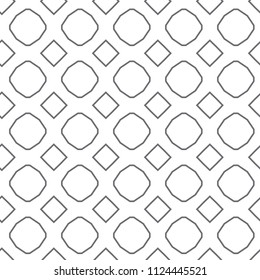 Seamless vector pattern in geometric ornamental style