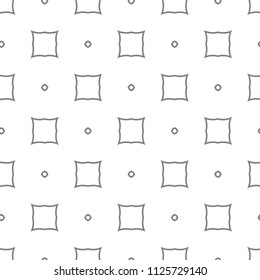 Seamless vector pattern in geometric ornamental style