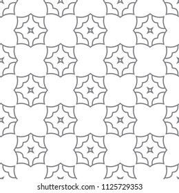 Seamless vector pattern in geometric ornamental style