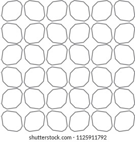 Seamless vector pattern in geometric ornamental style