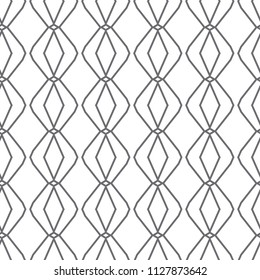 Seamless vector pattern in geometric ornamental style
