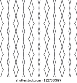 Seamless vector pattern in geometric ornamental style