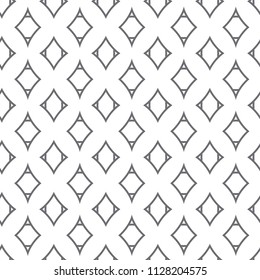Seamless vector pattern in geometric ornamental style