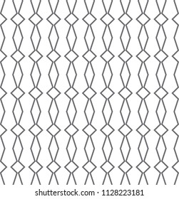 Seamless vector pattern in geometric ornamental style