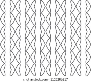 Seamless vector pattern in geometric ornamental style
