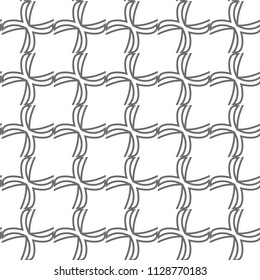 Seamless vector pattern in geometric ornamental style
