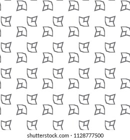 Seamless vector pattern in geometric ornamental style
