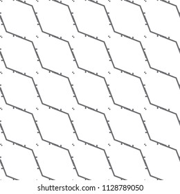 Seamless vector pattern in geometric ornamental style