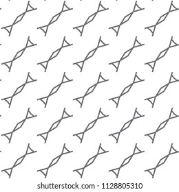 Seamless vector pattern in geometric ornamental style