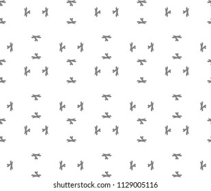 Seamless vector pattern in geometric ornamental style