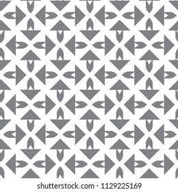 Seamless vector pattern in geometric ornamental style
