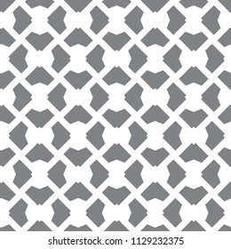 Seamless vector pattern in geometric ornamental style