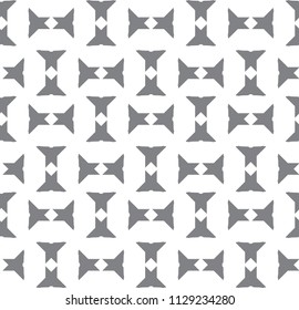 Seamless vector pattern in geometric ornamental style