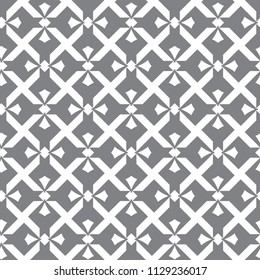 Seamless vector pattern in geometric ornamental style