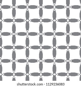 Seamless vector pattern in geometric ornamental style