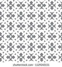 Seamless vector pattern in geometric ornamental style
