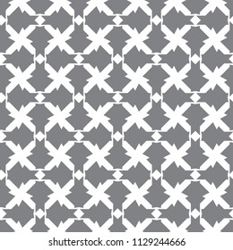 Seamless vector pattern in geometric ornamental style