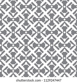 Seamless vector pattern in geometric ornamental style