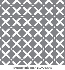 Seamless vector pattern in geometric ornamental style