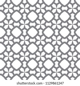 Seamless vector pattern in geometric ornamental style