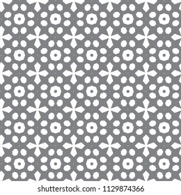 Seamless vector pattern in geometric ornamental style