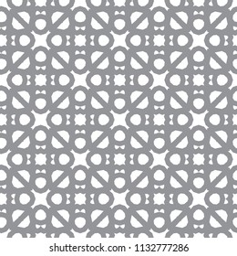 Seamless vector pattern in geometric ornamental style