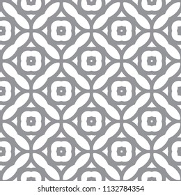 Seamless vector pattern in geometric ornamental style