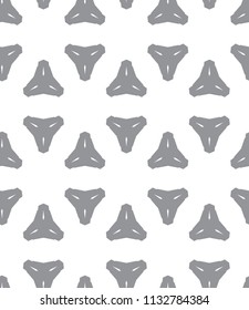 Seamless vector pattern in geometric ornamental style