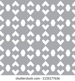 Seamless vector pattern in geometric ornamental style