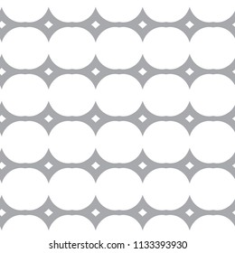 Seamless vector pattern in geometric ornamental style