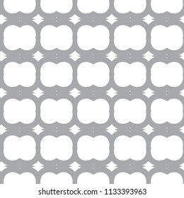 Seamless vector pattern in geometric ornamental style