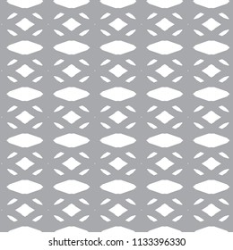 Seamless vector pattern in geometric ornamental style