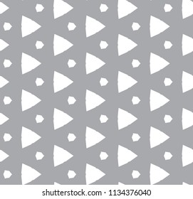Seamless vector pattern in geometric ornamental style