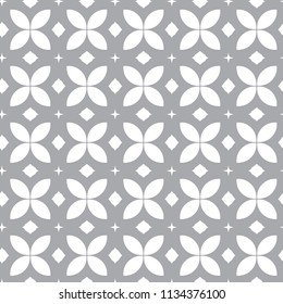 Seamless vector pattern in geometric ornamental style