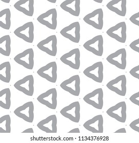 Seamless vector pattern in geometric ornamental style