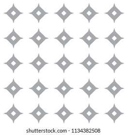 Seamless vector pattern in geometric ornamental style