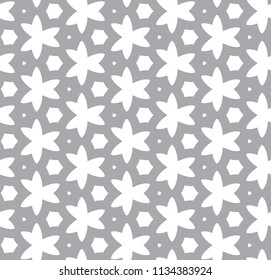 Seamless vector pattern in geometric ornamental style