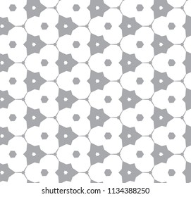 Seamless vector pattern in geometric ornamental style