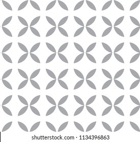 Seamless vector pattern in geometric ornamental style
