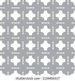 Seamless vector pattern in geometric ornamental style