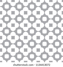Seamless vector pattern in geometric ornamental style