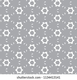 Seamless vector pattern in geometric ornamental style