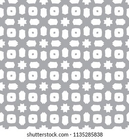 Seamless vector pattern in geometric ornamental style