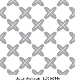 Seamless vector pattern in geometric ornamental style