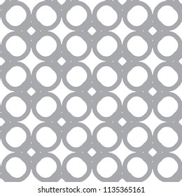 Seamless vector pattern in geometric ornamental style