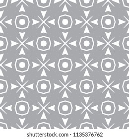 Seamless vector pattern in geometric ornamental style